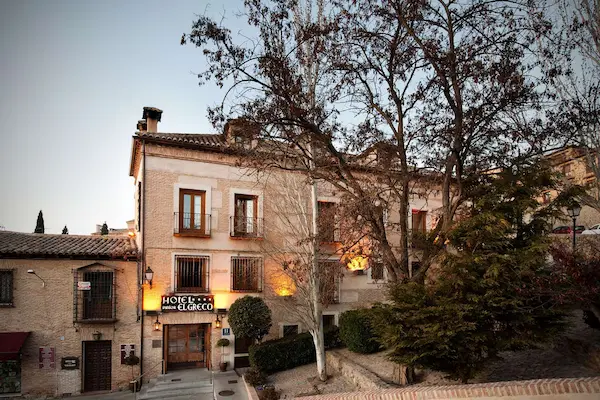 Rejse til Toledo - billede af hotellet udefra