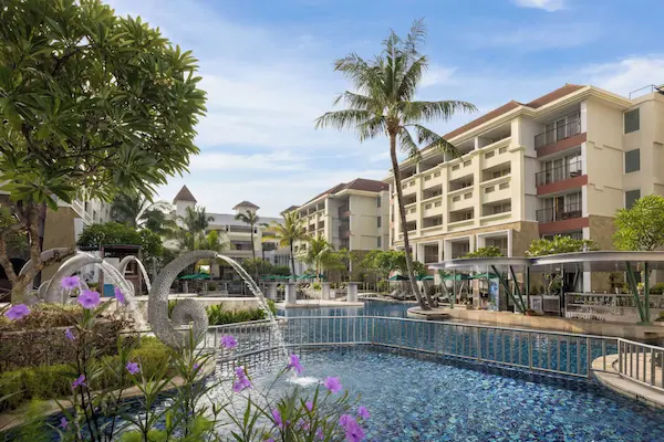 Kombirejse til Sydøstasien - Singapore og Bali Sanur Resort Watujimbar, Bali, poolområde