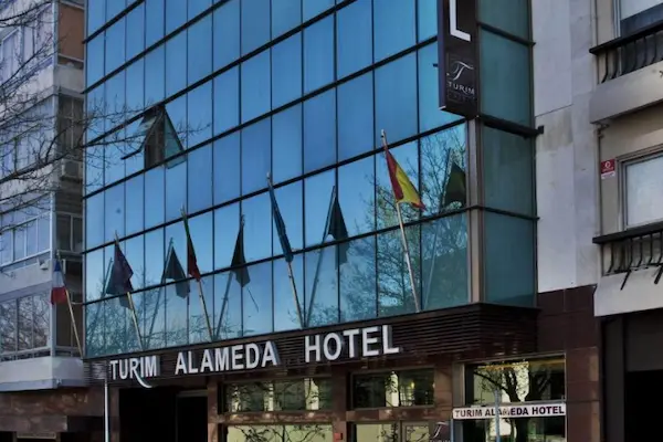 Rejse til Lissabon - billede af hotellets facade