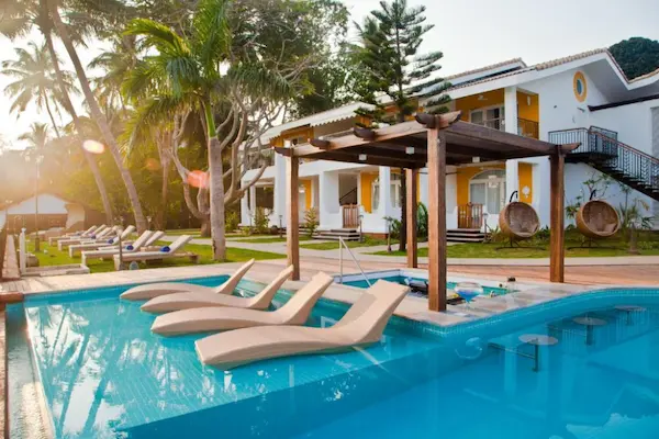 Rejse til Goa - indisk strandparadis Acron Waterfront Resort, Rejse til Goa, pool og faciliteter