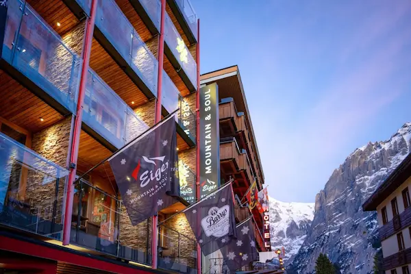 Schweiz, rejse til Top of Europe, Eiger Mountain & Soul Resort, udend&oslash;rs