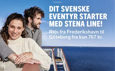 Rejsespejder. Bedste rejsetilbud og afbudsrejser. Stena Line kampagne
