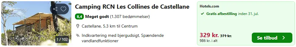 Camping-RCN-Les-Collines-de-Castellane-tilbudsbscreenshot