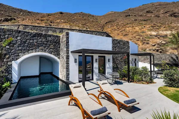 Rejse til Santorini - suite med egen pool