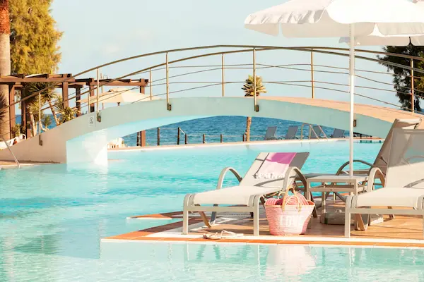 Sunprime Miramare Beach, Rhodos, poolområde