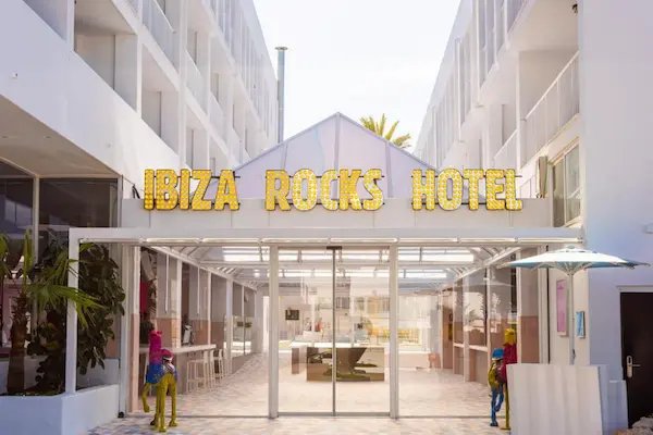 Ibiza Rocks Hotel, Ibiza, front