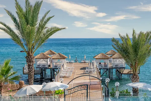 Aria Resort Hotel, Tyrkiet, badebro, luksusrejse til Tyrkiet