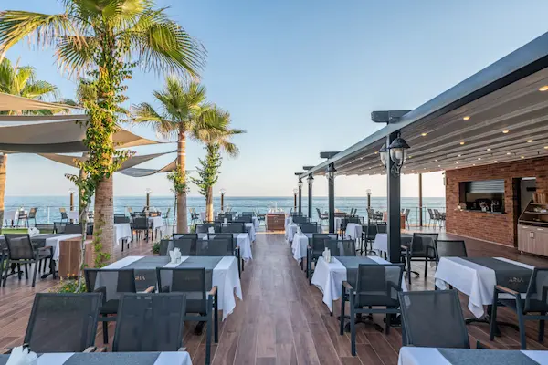 Aria Resort Hotel, Tyrkiet, terrasse og restaurant
