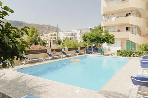 Billig rejse til Kreta - poolområde