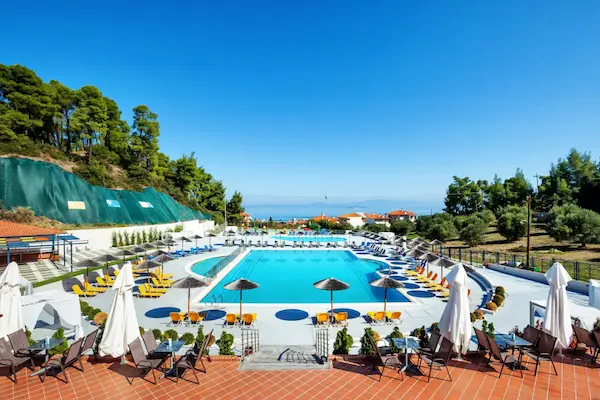 Atrium Hotel, Halkidiki, pool, rejse til Halkidiki