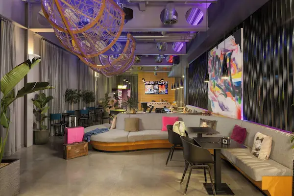 London Moxy Excel, London, lounge