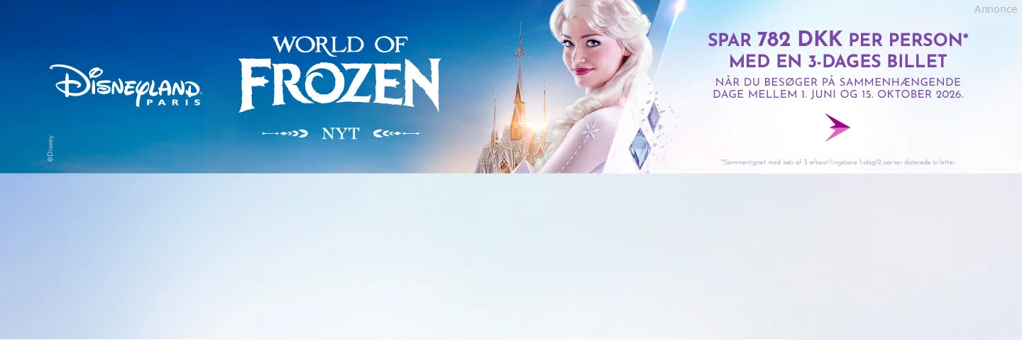 Rejsespejder.dk Disneyland annonce