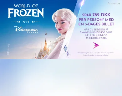 Rejsespejder.dk Disneyland annonce mobil
