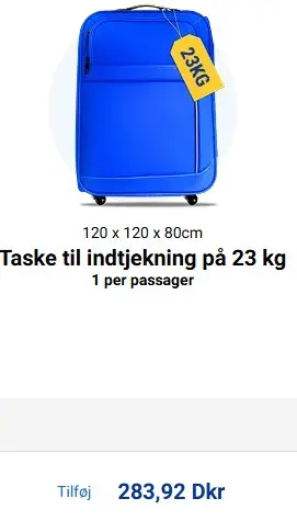 Screenshot fra Ryanairs hjemmeside