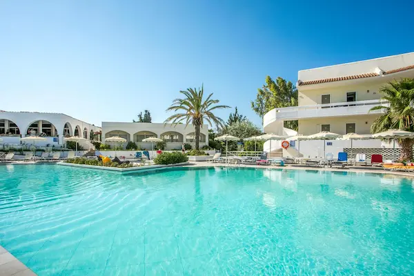 Hotel Niriides, Rejse til Rhodos med all inclusive, poolområde