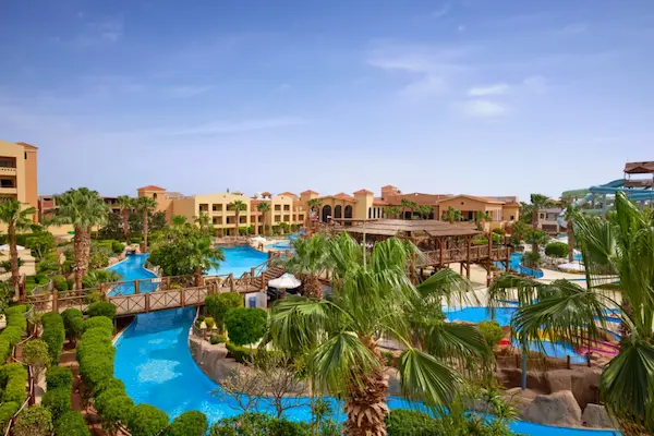 All inclusive i Sharm el-Sheikh Coral Sea Aqua Club, Sharm el-Sheikh, pools og grønne områder