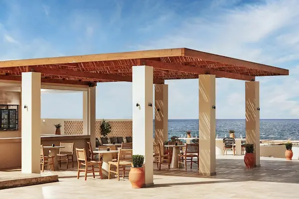 Hotel Vasia Sea Retreat, Kreta, Bar og havudsigt