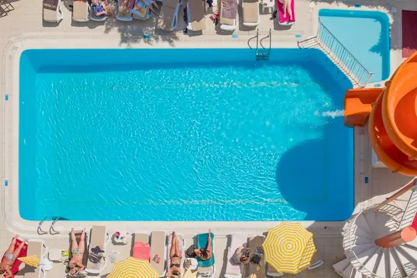 All inclusive i Tyrkiet Sealine Hotel, Alanya, pool og rutschebane