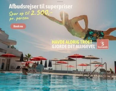 Annonce Sunweb Rejsespejder Afbudsrejser