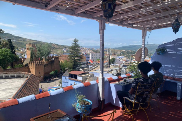 Hôtel Barcelona, Chefchaouen, terrasse