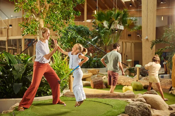 Minigolf på Center Parcs Nordborg Resort