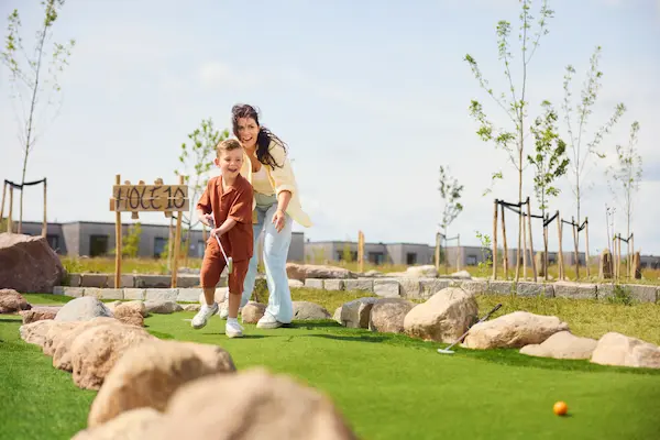 Minigolf på Center Parcs Nordborg Resort