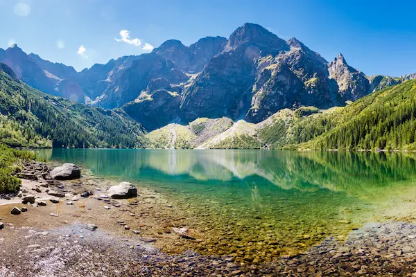 Morskie Oko, Tatrabjergene, Zakopane, Polen