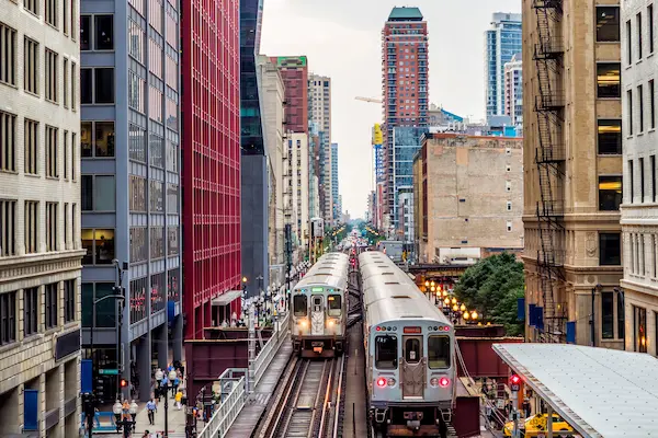 Chicagos berømte togsystem - "The L"