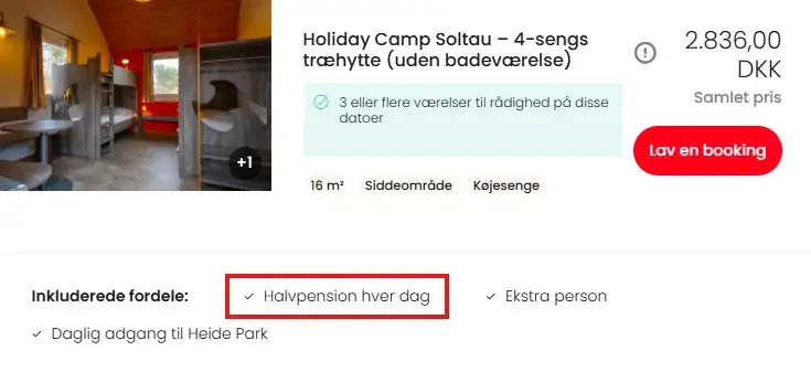 Tilbudsscreenshot