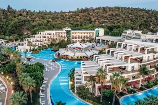 Rejse til Kusadasi Hotel Paloma Pasha, luftfoto