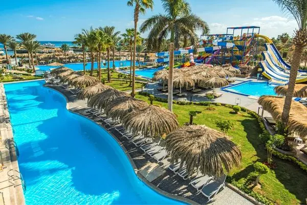 All inclusive i Hurghada Hotel SUNRISE Aqua Joy Resort, pool