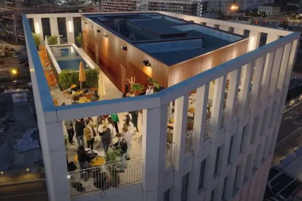 JOST Hôtel Bordeaux Centre Gare Saint Jean, tagterrasse