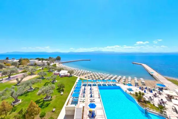 Palmariva Beach Hotel, luftfoto