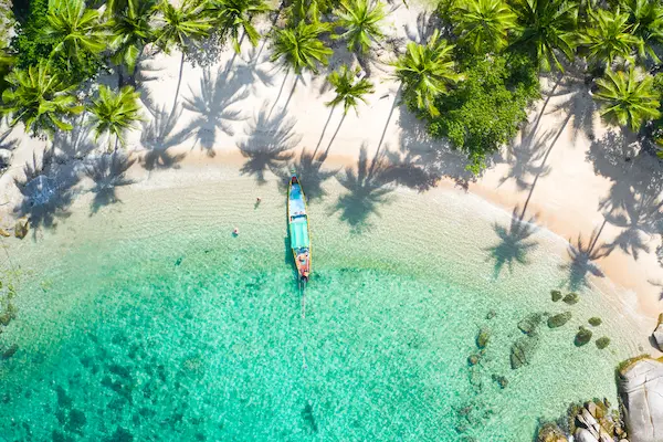 Rejse til Koh Samui - strandferie i Thailandbugten Sai Nuan, koh tao, thailand