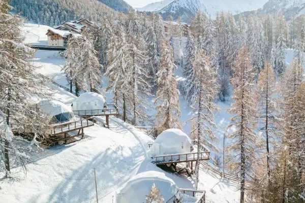 Iglohotel i Frankrig - Alpin d'Hôme, Les Orres