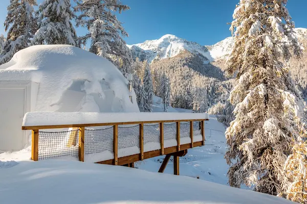 Iglohotel i Frankrig - Alpin d'Hôme, Les Orres