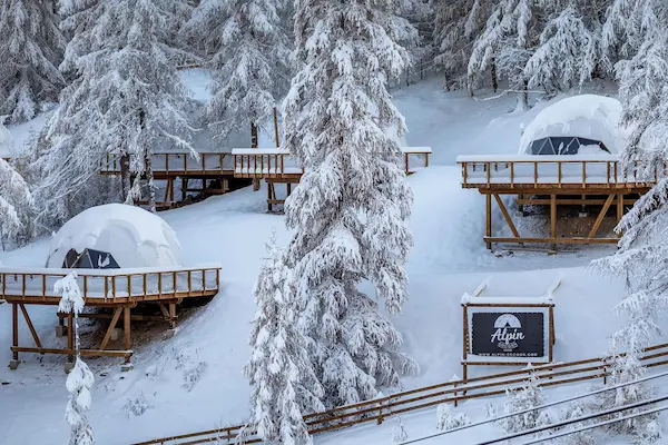 Iglohotel i Frankrig - Alpin d'Hôme, Les Orres