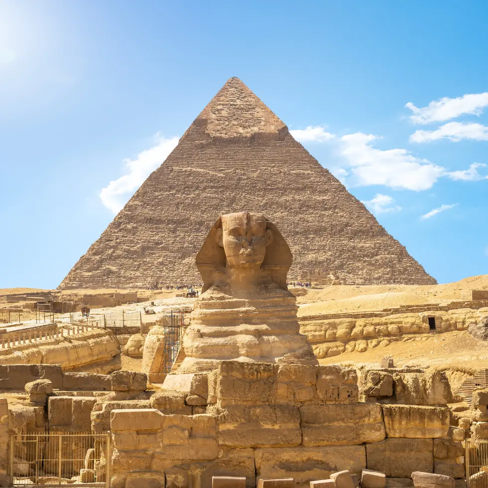 Rejse til Kairo og pyramiderne i Giza