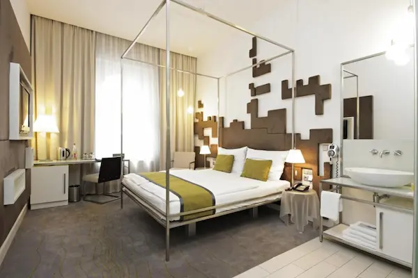 Ølspa i Prag Værelse på hotellet Pure White i det centrale Prag