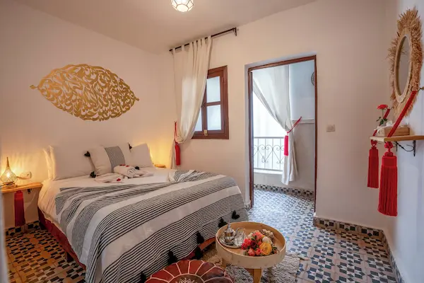 Autentisk rejse til eventyrlige Marrakech Hotelværelse