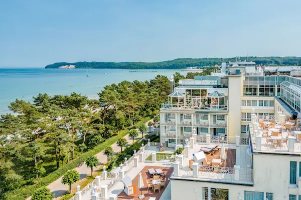 Fantastisk havudsigt på Rugard Thermal Strandhotel i Binz
