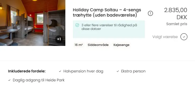Heide Park-tilbud! Tilbudsscreenshot