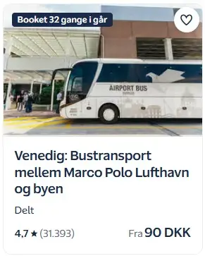 Venedig-lufthavnstransport