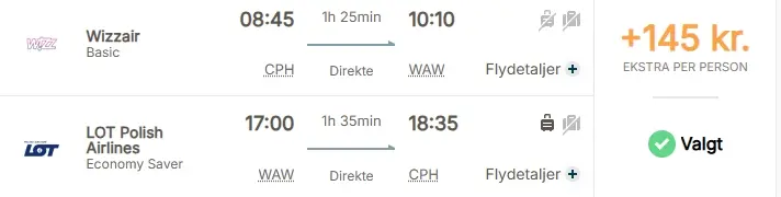 Warszawa-flytider