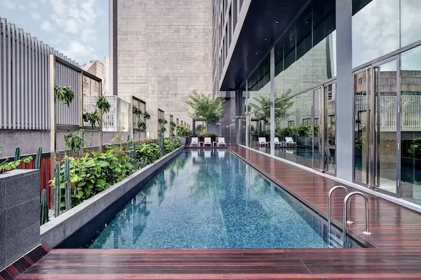 Kombirejse til Sydøstasien - Singapore og Bali Poolområde