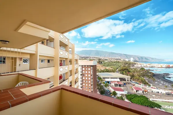 Rejse til Tenerife Teneguia, Tenerife, 2-værelses lejlighed balkon