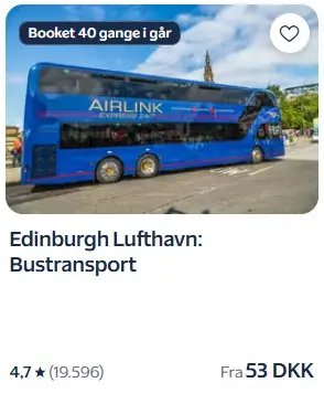 Edinburgh-Lufthavn-bustransport