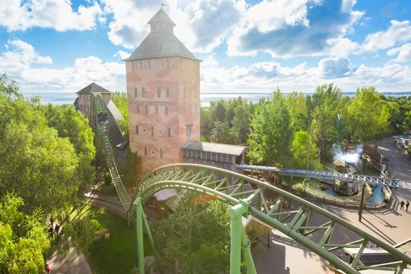 HANSA-PARK - tysk forlystelsespark syd for grænsen Flucht von Novgorod i Hansa-Park