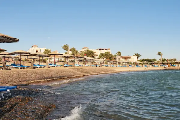 All inclusive i Hurghada Privat strand ved Sea Star Beau Rivage, Hurghada, Egypten